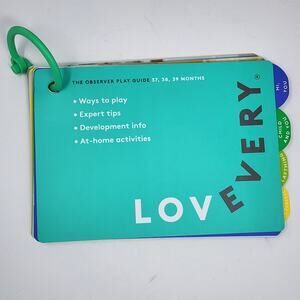 Lovevery Activity Booklet - 37, 38, 39 Month